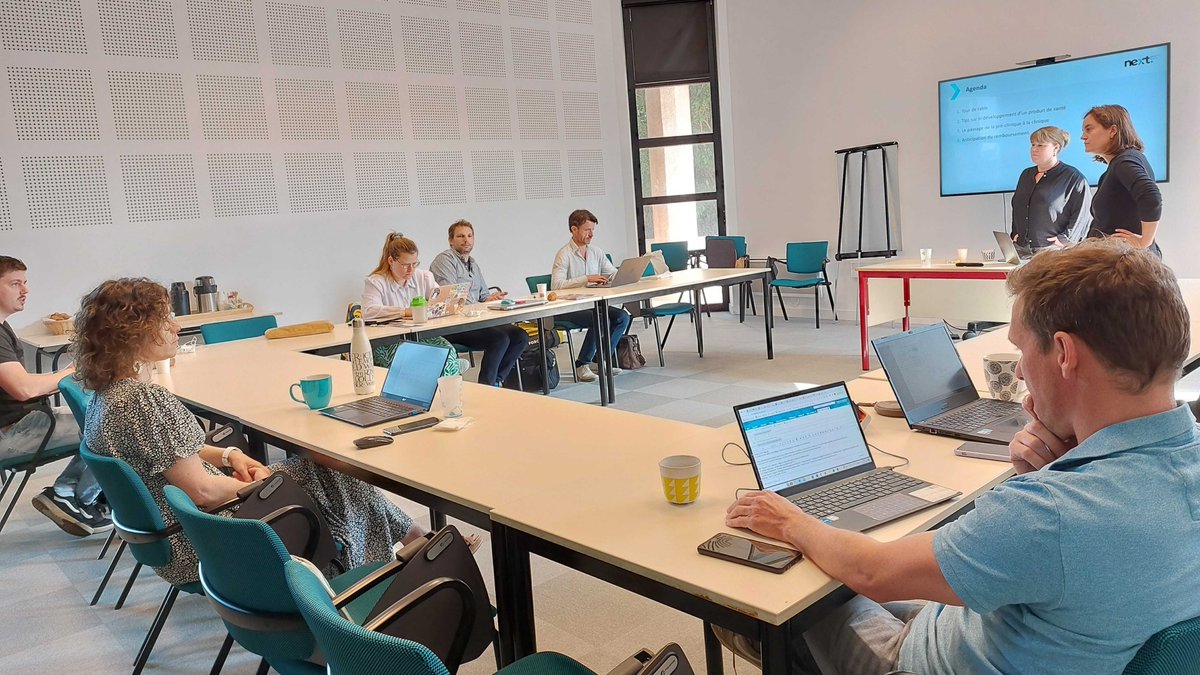 [🤓 Petit déj'] Matinée de sensibilisation pour nos #projets #santé avec HC Next ! L'objectif : apprendre à accélérer et…