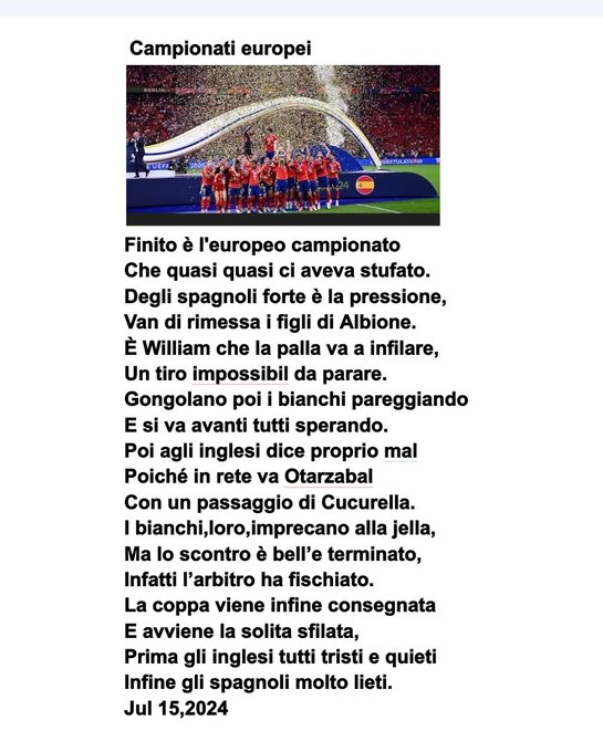 Spagna Campione